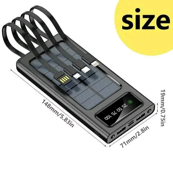অস্থির অফার!💥 discount offer 🔥 ⚡ REGRSI® Solar Energy Power Bank ⚡ 10000mah🔋