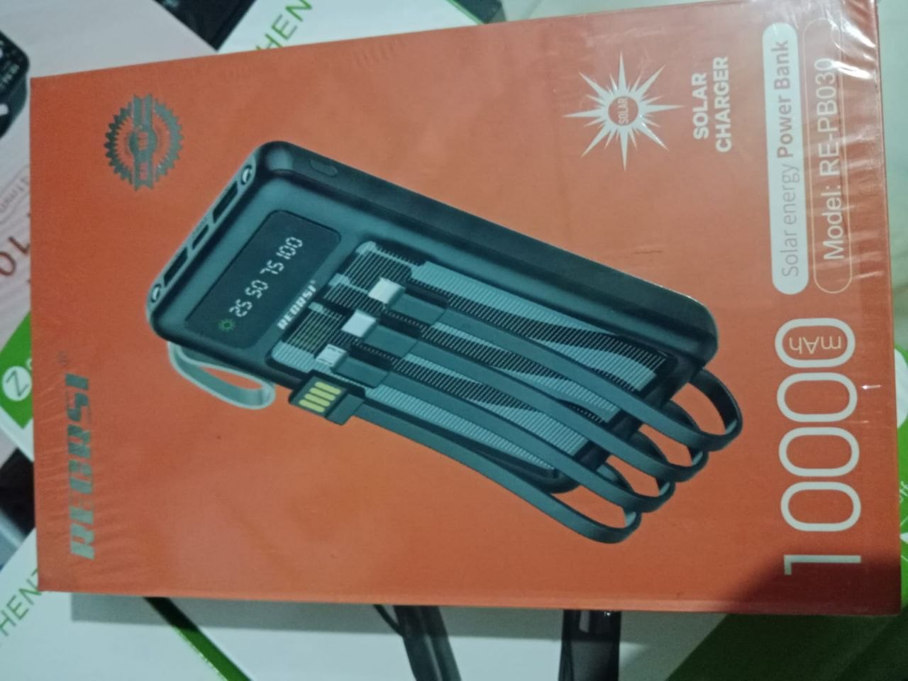 অস্থির অফার!💥 discount offer 🔥 ⚡ REGRSI® Solar Energy Power Bank ⚡ 10000mah🔋