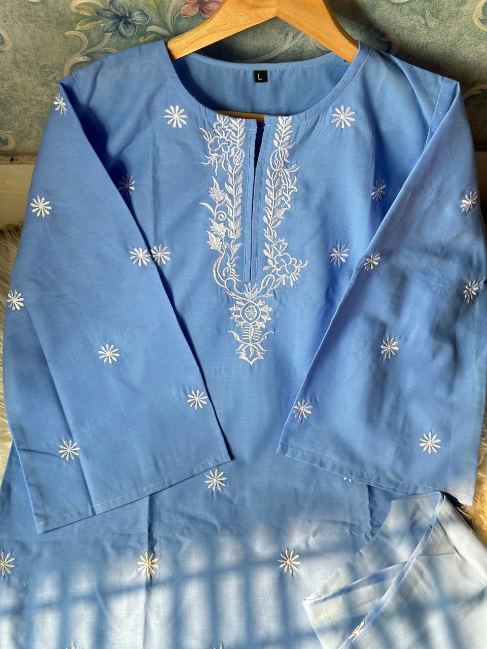 Embroidery Three Piece Set