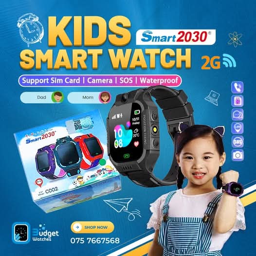 SmartBerry C002 Kids Smart Watch (Sim Supported)